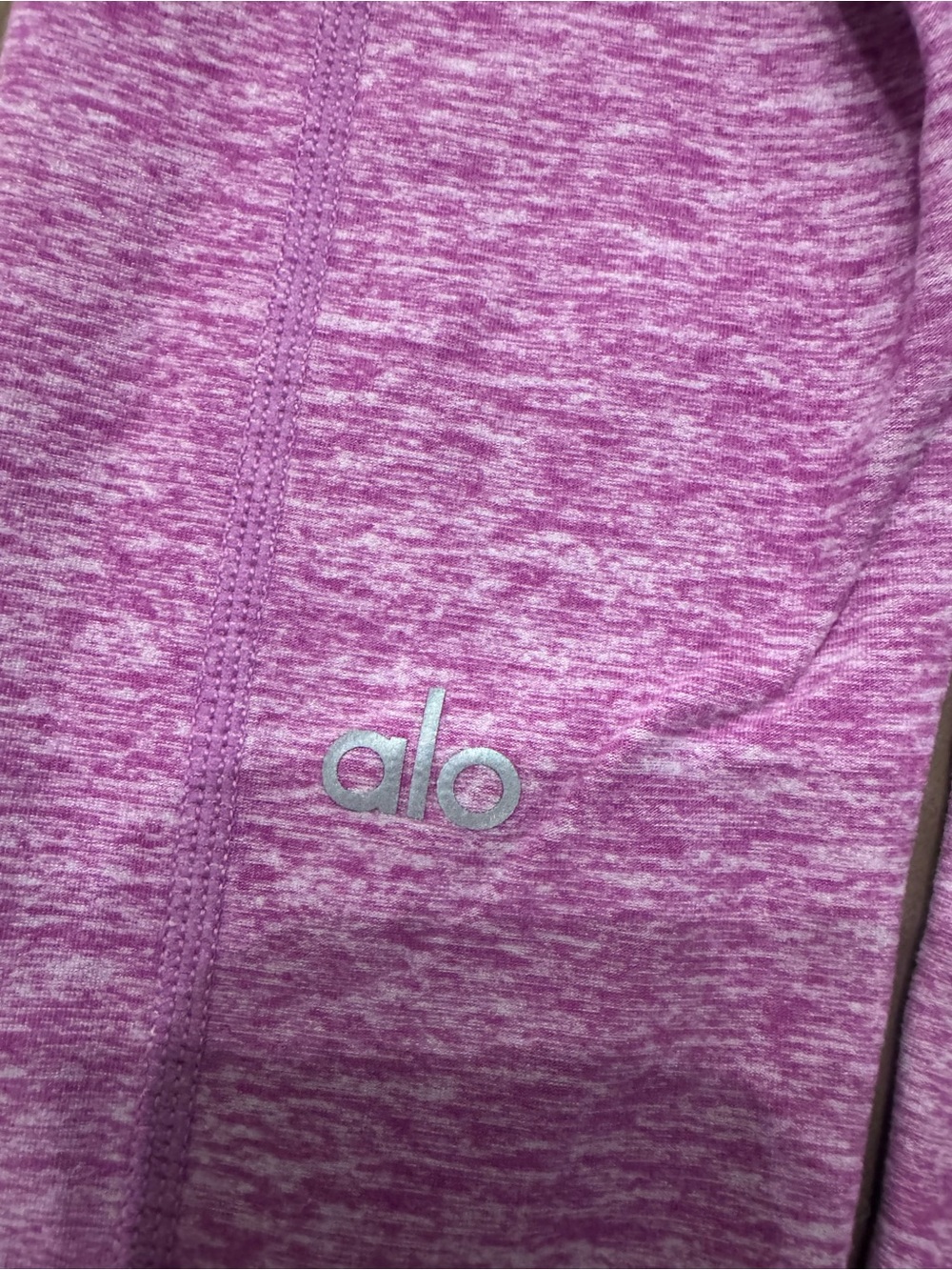 Alo Size XXS Alosoft Lounge Legging Pink - Picture 3 of 4